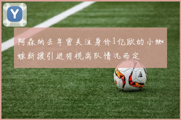 阿森纳去年曾关注身价1亿欧的小蜘蛛新援引进将视离队情况而定